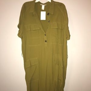 H&M Olive Dress NWT